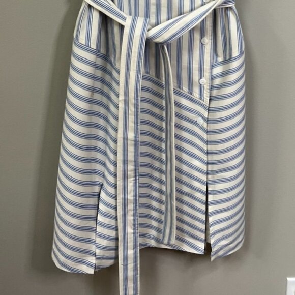 Finley Blue & White Striped Dress Size M (8-10) - Picture 7 of 9